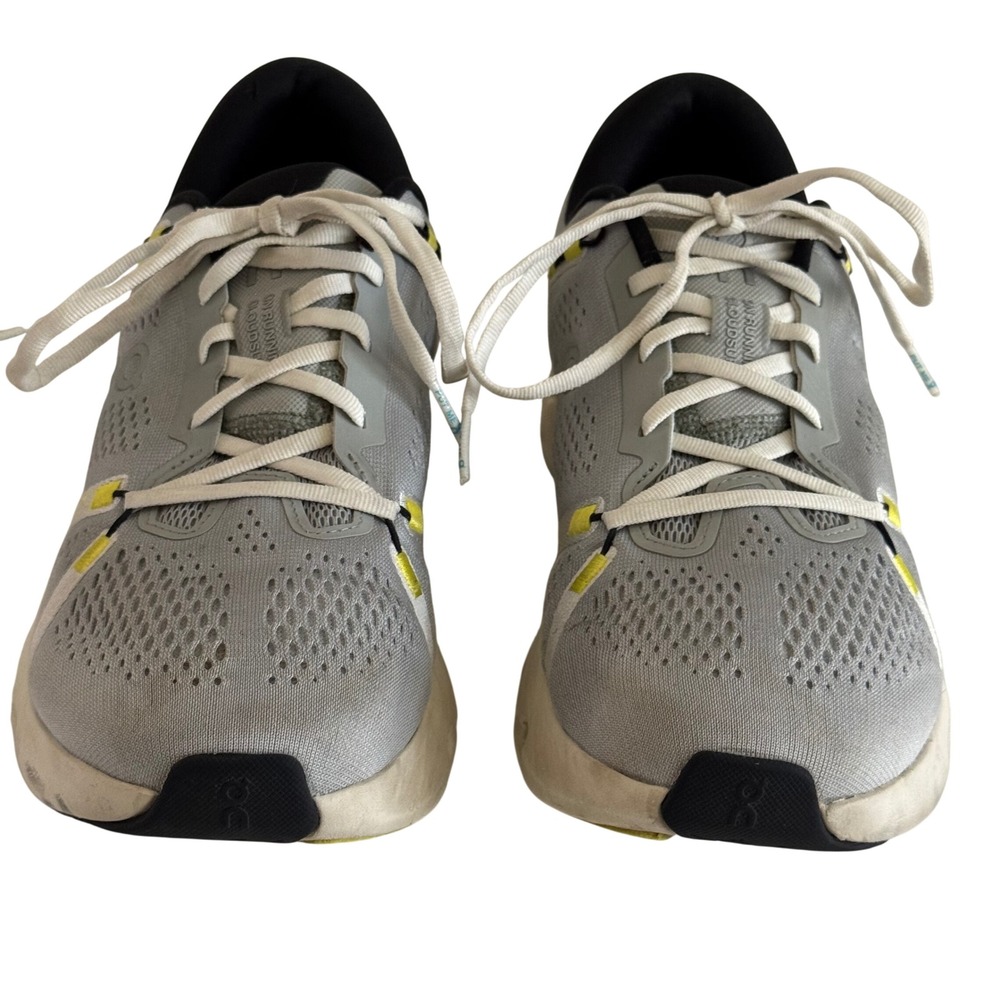 On Cloudsurfer Grey White Yellow Running Shoes 3MF10123205 Men's 10 EU 44